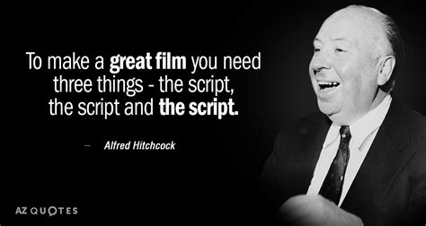 alfred hitchcock quote    great film
