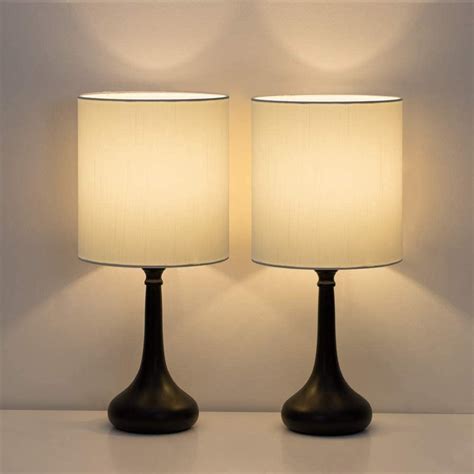modern table lamps bedside desk lamp set   small nightstand lamps