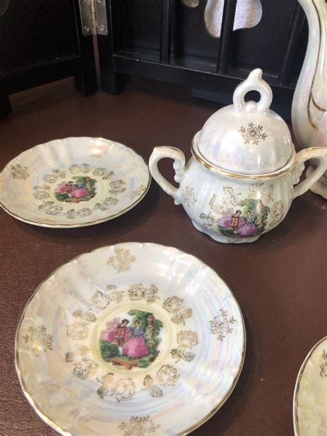 vintage porcelain tea set   japan instappraisal
