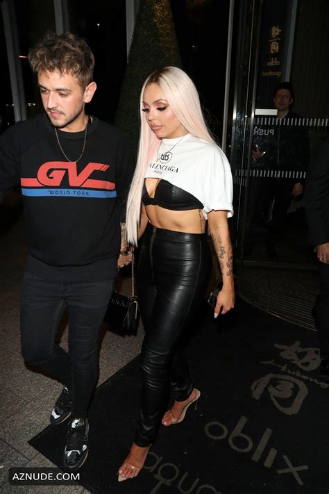 jesy nelson leaving the brit awards 2019 sony after party at the aqua