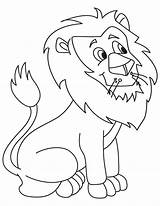 Lion Cartoon Cute Coloring Pages Kids Sketch Books Printable Print Choose Board Template Bestcoloringpages sketch template