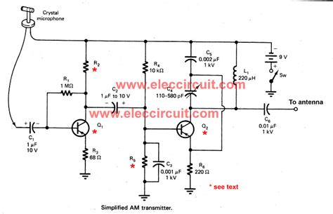simple  transistors  transmitter circuit