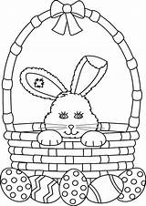 Easter Coloring Basket Pages Bunny Colouring Easy Bestcoloringpagesforkids Kids Print Tulamama Eggs Inside sketch template