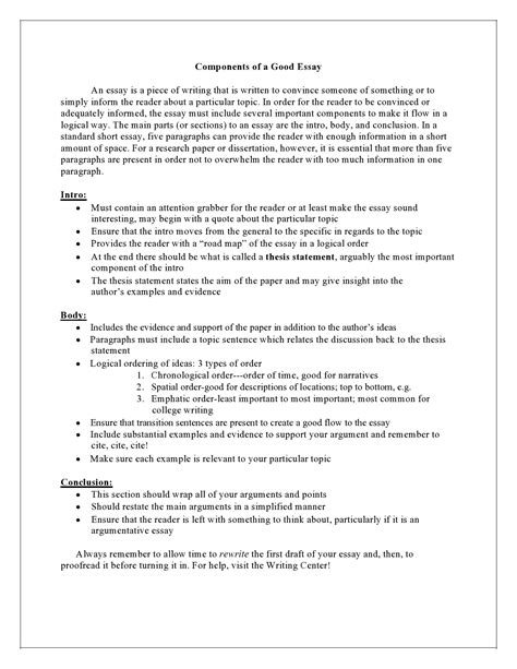 sample college paper format personal essay examples  college