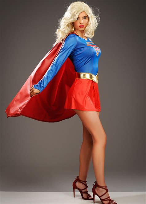 Womens Superhero Tv Supergirl Costume