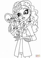 Coloring Monster High Lagoona Pages Printable sketch template