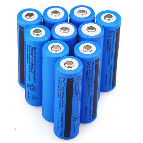 gtf   mah battery rechargeable batteries  led flashlight large capacity