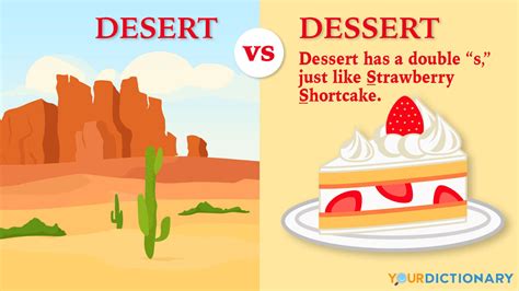 desert  dessert simple tips  remember  difference yourdictionary