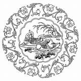 Coloring Book Pages Ducks Mandarin Culture Chinese Printable Eastern Far sketch template