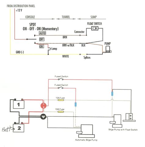trouble wiring johnson  wire electronic float qa bilge pump wiring diagram