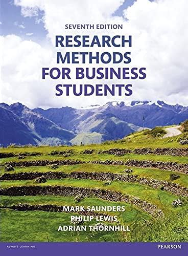 research methods  business students  edition saunders mark