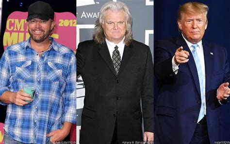 toby keith  ricky skaggs shamed  receiving medals  trump  impeachment