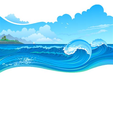 png ocean clip art  cartoon sea life   sea clip art riset