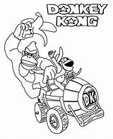 Mario Coloring Pages Kart Donkey Super Kong Colouring Bestcoloringpagesforkids Sheets Printable sketch template