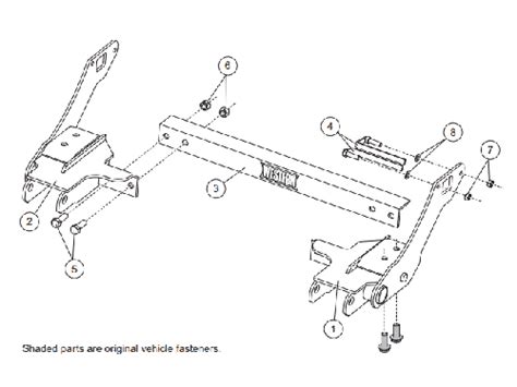 western plows part  plow mount kit western plow parts