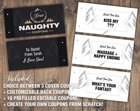 Sex Coupons Editable Naughty Coupons Love Coupons For Him Etsy