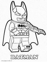 Batman Lego Coloring Pages Printable Print Bruce Wayne Robin Joker Batgirl Fighting sketch template