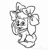 Coloring Bow Hair Pages Bows Minnie Mouse Color Dog Girl Getcolorings Printable Getdrawings sketch template