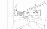 Restaurant Drawing Interior 3d Room Empty Sketch Perspective Draft Arts Paintingvalley Drawings Getdrawings Sketches sketch template