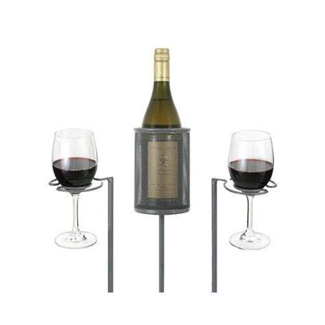 Found It At Joss And Main Picnic 3 Piece Garden Stake Set Wine Glass