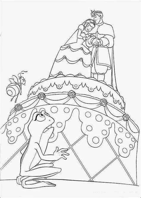 fun coloring pages  princess   frog coloring pages
