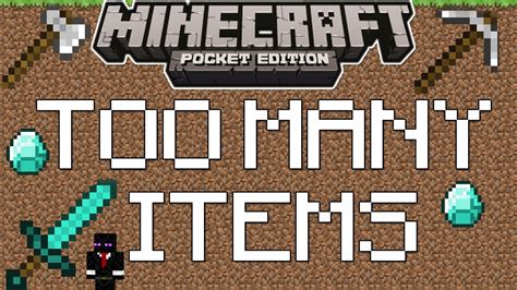 Too Many Items Para Minecraft Pe Android Youtube