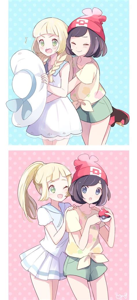 Pokémon Lillie And Moon ポケモンムーン ポケモン かわいい ポケモンサン