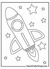 Spaceship Coloring Pages Space Printable Spaceships sketch template