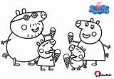 Pig Peppa Bubakids Colouring sketch template