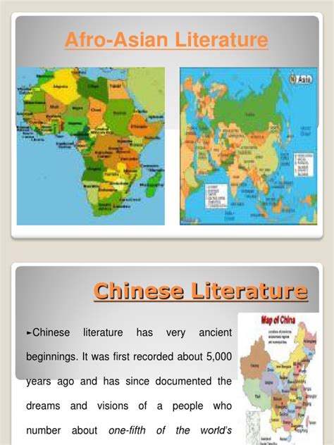 afro asian literature powerpoint presentation japanese
