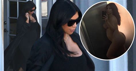 kim kardashian is so shy days after posting naked selfie showing her pregnant body in full glory