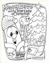 Veggietales Christmas Shoebox Coloring Pack Pages Operation Veggie Tales Child sketch template