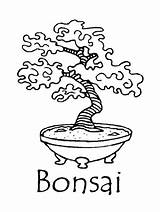 Bonsai Colorir Lindo Colorironline sketch template