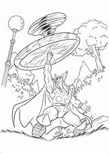 Thor Coloring Pages Printable Kids sketch template