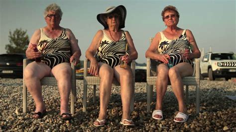 the grannies who saw the sea for the first time bbc news