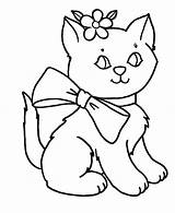 Cute Coloring Pages Kittens Kitten Color Getcolorings Printable Colorings Print sketch template