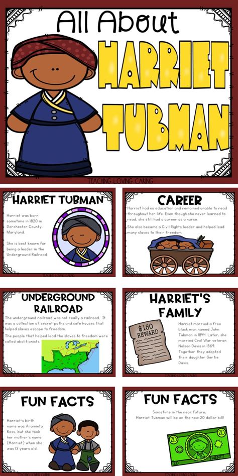 printable harriet tubman worksheets