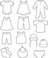 Clothes Coloring Pages Summer Color Getcolorings Print sketch template