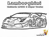 Lamborghini Coloring Pages Rich Car Aventador Gallardo Boys sketch template