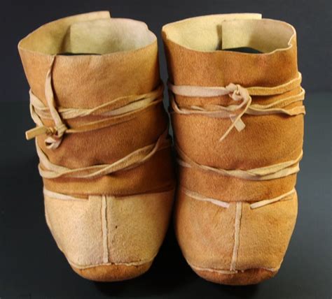 Native American Subarctic Quilled And Beaded Moccasins From Atozantiques