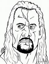 Coloring Pages Roman Reigns Undertaker Comments Wrestling sketch template