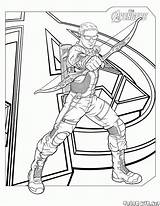 Hawkeye Avengers Colorkid Malvorlagen Avenger Hawk sketch template