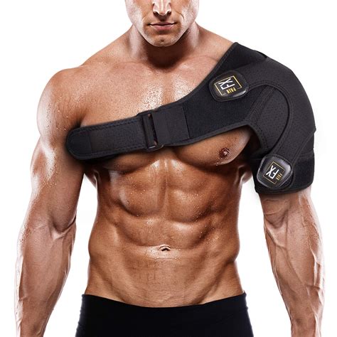 shoulder brace  men  rotator cuff support adjustable