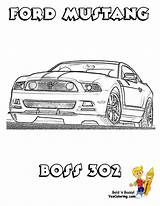 Ford Coloring Mustang Car Cars Choose Board Pages sketch template