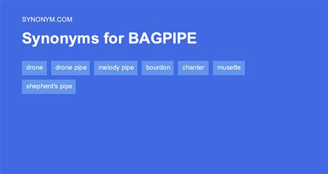 word  bagpipe synonyms antonyms