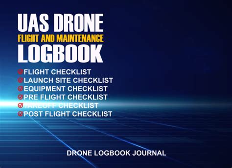 buy uas drone flight  maintenance logbook journal aircraft pilot ultimate uas operator