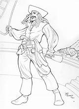Sparrow Jack Coloring Pages Getcolorings Scarce Print Color sketch template