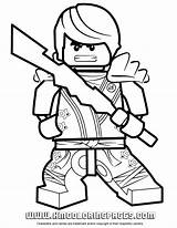 Coloring Ninjago Pages Cole Popular sketch template