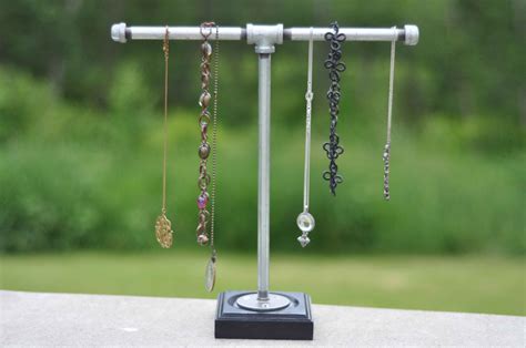 fabulously easy industrial necklace holder recipe holder picture