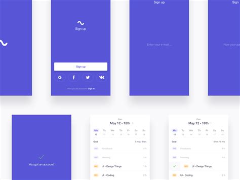 flow app ui design  franta toman  dribbble